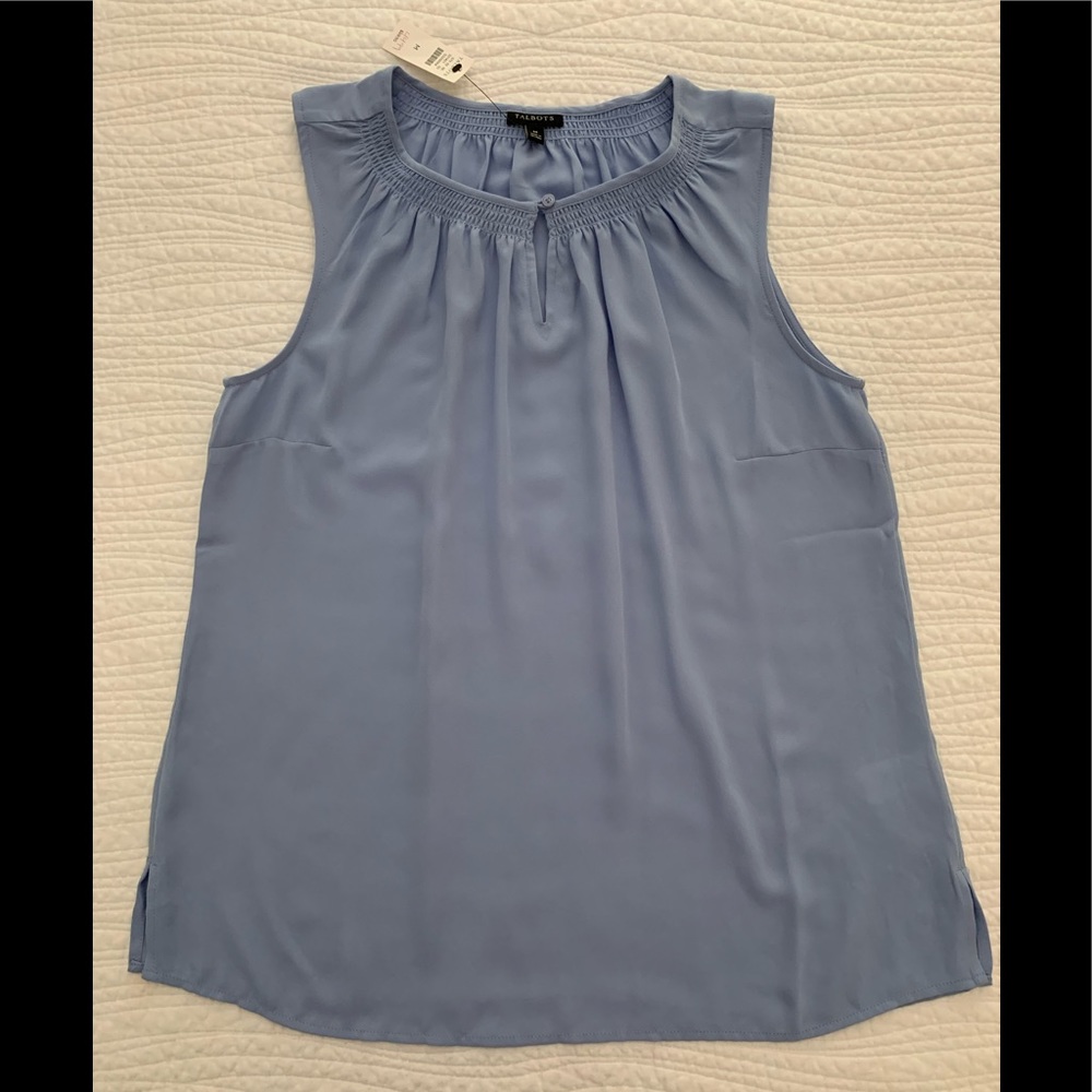 Top TALBOTS size M color blue